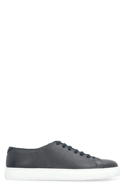 DOUCAL'S DOUCAL'S LEATHER LOW-TOP SNEAKERS