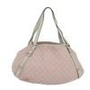 GUCCI GUCCI ABBEY PINK CANVAS SHOULDER BAG (PRE-OWNED)