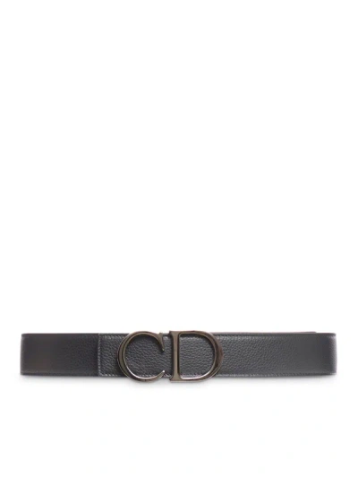 Dior 35mm Reversible Belt In Black
