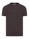Zanone T-shirt In Brown