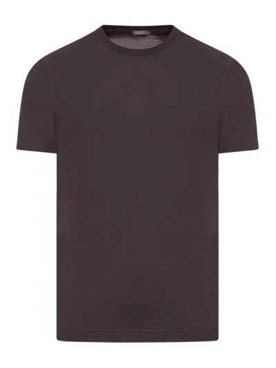 Zanone T-shirt In Purple