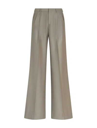 Etro Wool Tailored Trousers In Neutrals