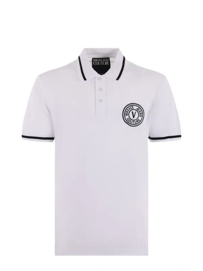 Versace Jeans Couture T-shirts And Polos White