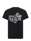 VERSACE JEANS COUTURE VERSACE JEANS COUTURE  T-SHIRTS AND POLOS BLACK