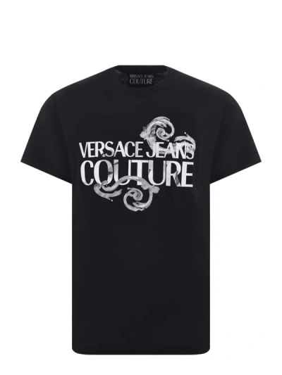 Versace Jeans Couture T-shirts And Polos Black