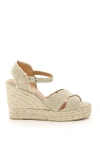 CASTAÃ±ER CASTANER LUREX BROMELIA WEDGE SANDALS