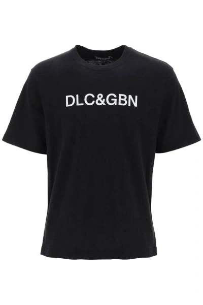 DOLCE & GABBANA DOLCE & GABBANA CREWNECK T SHIRT WITH LOGO