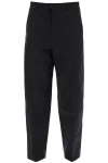 LEMAIRE LEMAIRE COTTON AND SILK CARROT PANTS FOR MEN