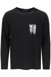 Y-3 Y 3 LONG SLEEVED PERFORATED JERSEY T