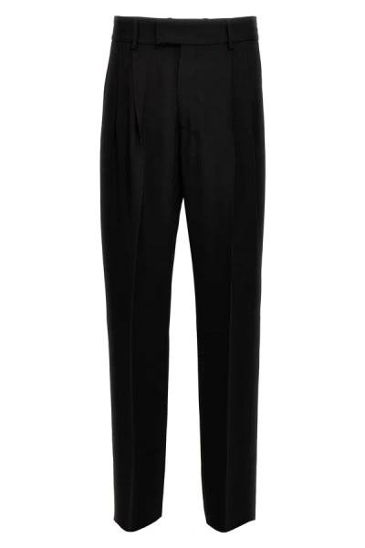 Amiri Dbl Plt Pants Black In Stretch Limo