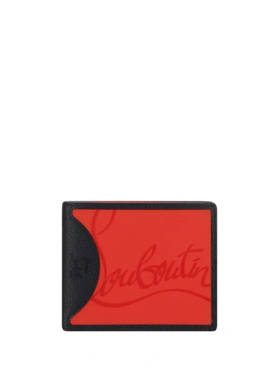 Christian Louboutin Coolcard Logo-plaque Leather Bifold Wallet In Multicolor