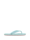 Christian Louboutin Loubi Donna Spike Red Sole Flip Flops In Multicolor