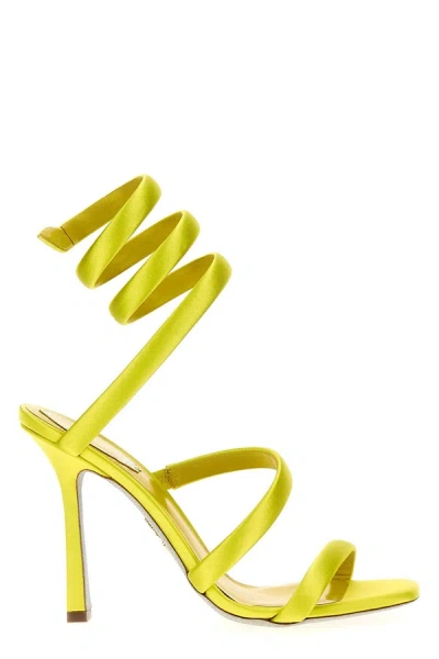 René Caovilla Cleo Sandals In Yellow