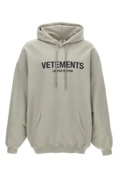 Vetements Limited Edition Logo Sweatshirt Gray