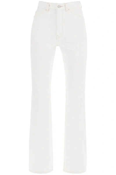 Acne Studios Bootcut Jeans From In White