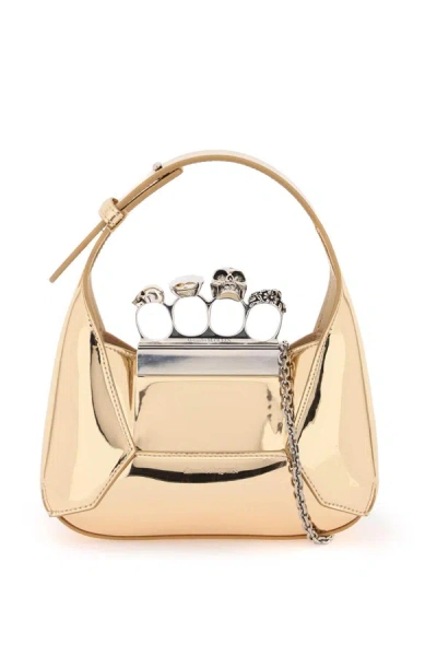Alexander Mcqueen The Jewelled Hobo Mini Bag In Mixed Colours