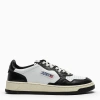 AUTRY AUTRY MEDALIST SNEAKERS IN WHITE/BLACK LEATHER