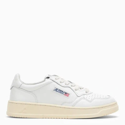 Autry White Leather Medalist Sneakers