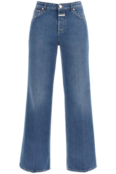 Closed Gillan Low-rise Flared Jeans In Blue