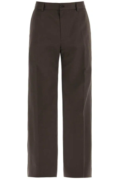 DOLCE & GABBANA DOLCE & GABBANA TAILORED COTTON TROUSERS FOR MEN