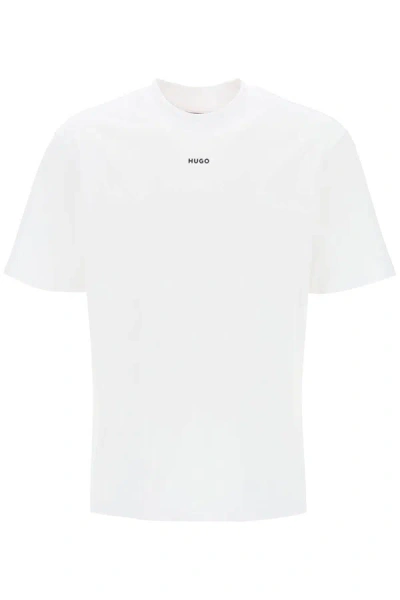 Hugo Dapolino Crew Neck T Shirt In White