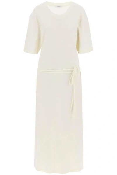 Lemaire Maxi T-shirt Style Dress In Neutro