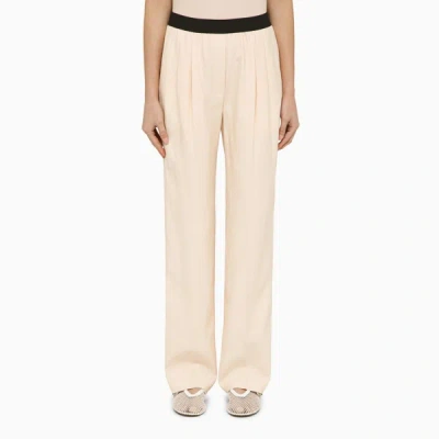 Loulou Studio Takaroa Elastic Trouser In Pink