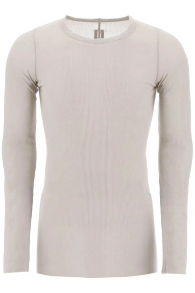 Rick Owens Long-sleeved T-shirt In Grey