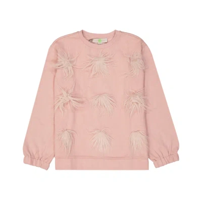 Stella Mccartney Cotton Sweatshirt In Pink