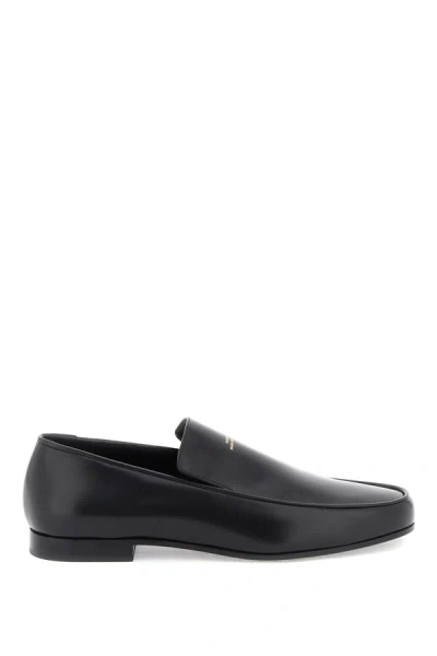 Totême The Oval Loafers In Black