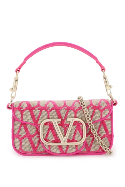 Valentino Garavani Small 'locò' Shoulder Bag In Toile Iconographe In Multicolor