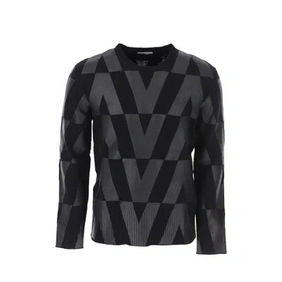 Valentino Wool Sweatshirt In Black