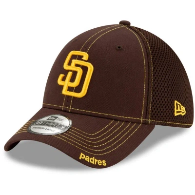 New Era Men's Brown San Diego Padres Neo 39thirty Flex Hat