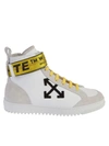 OFF-WHITE OFF-WHITE SECURITY HI-TOP SNEAKERS,OMIA051F17350020 0110