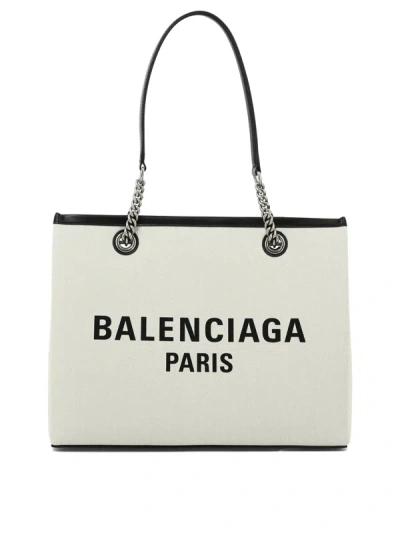 Balenciaga Duty Free Shoulder Bags Beige