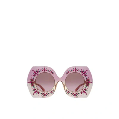 Dolce & Gabbana Limited Edition Crystal Sunglasses In Pink