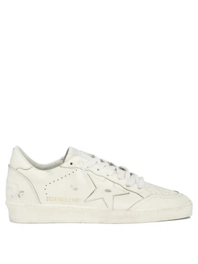 Golden Goose "ball Star" Trainers In White