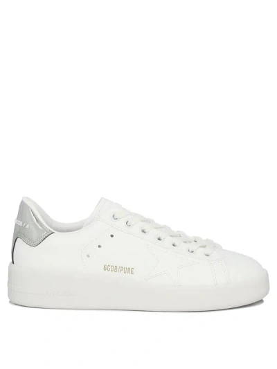 Golden Goose Pure New Woman Sneakers In White/silver