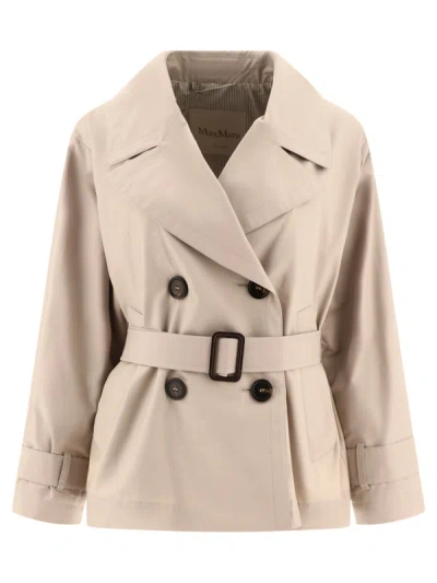 MAX MARA THE CUBE MAX MARA THE CUBE DOUBLE BREASTED TRENCH COAT