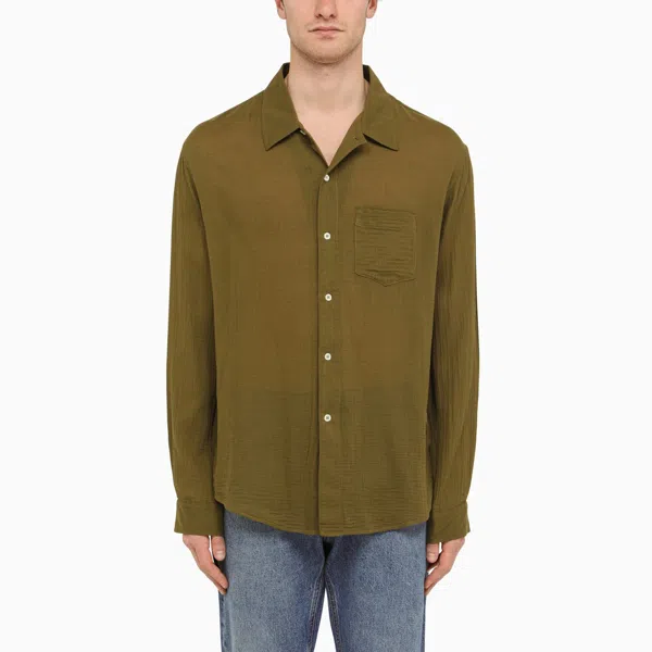 Séfr Fausto bouclé shirt - Red