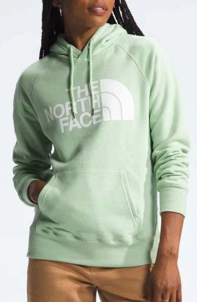 The North Face Half Dome Graphic Pullover Hoodie In Misty Sage