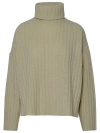 360CASHMERE 360 CASHMERE 'ANGELICA' TURTLENECK SWEATER IN IVORY CASHMERE BLEND