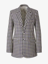 Ami Alexandre Mattiussi Karierter Blazer In Black And White