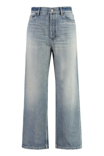 Balenciaga 5-pocket Straight-leg Jeans In Denim