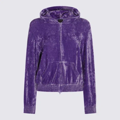 Balenciaga Lilac Sweatshirt In Purple