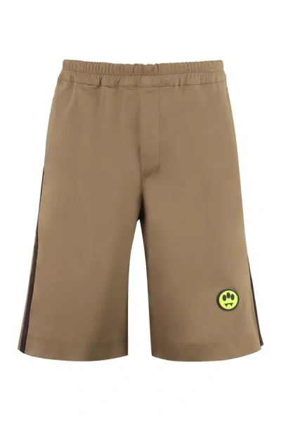 Barrow Brown Stretch-cotton Shorts