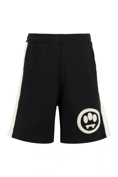 Barrow Cotton Sweatshorts In Black