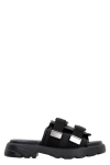 Bottega Veneta Flash Technical Fabric Sandal In Black