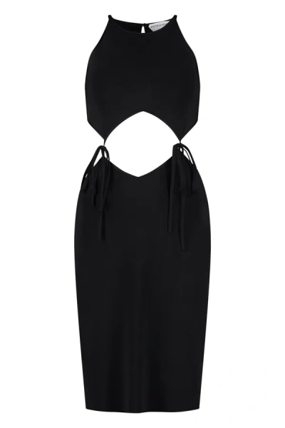 Bottega Veneta Jersey Dress In Black