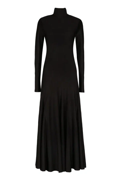 Bottega Veneta Jersey Dress In Black